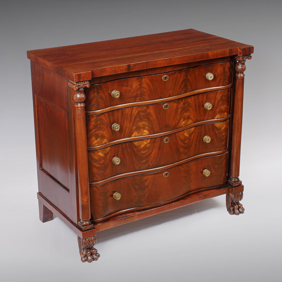 Appraisal: FEDERAL DRAWER MAHOGANY CHEST CA Early th C Mahogany chest