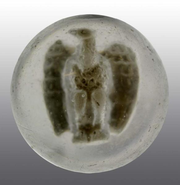 Appraisal: Sulphide Eagle Marble Description Original surface Very well centered Has