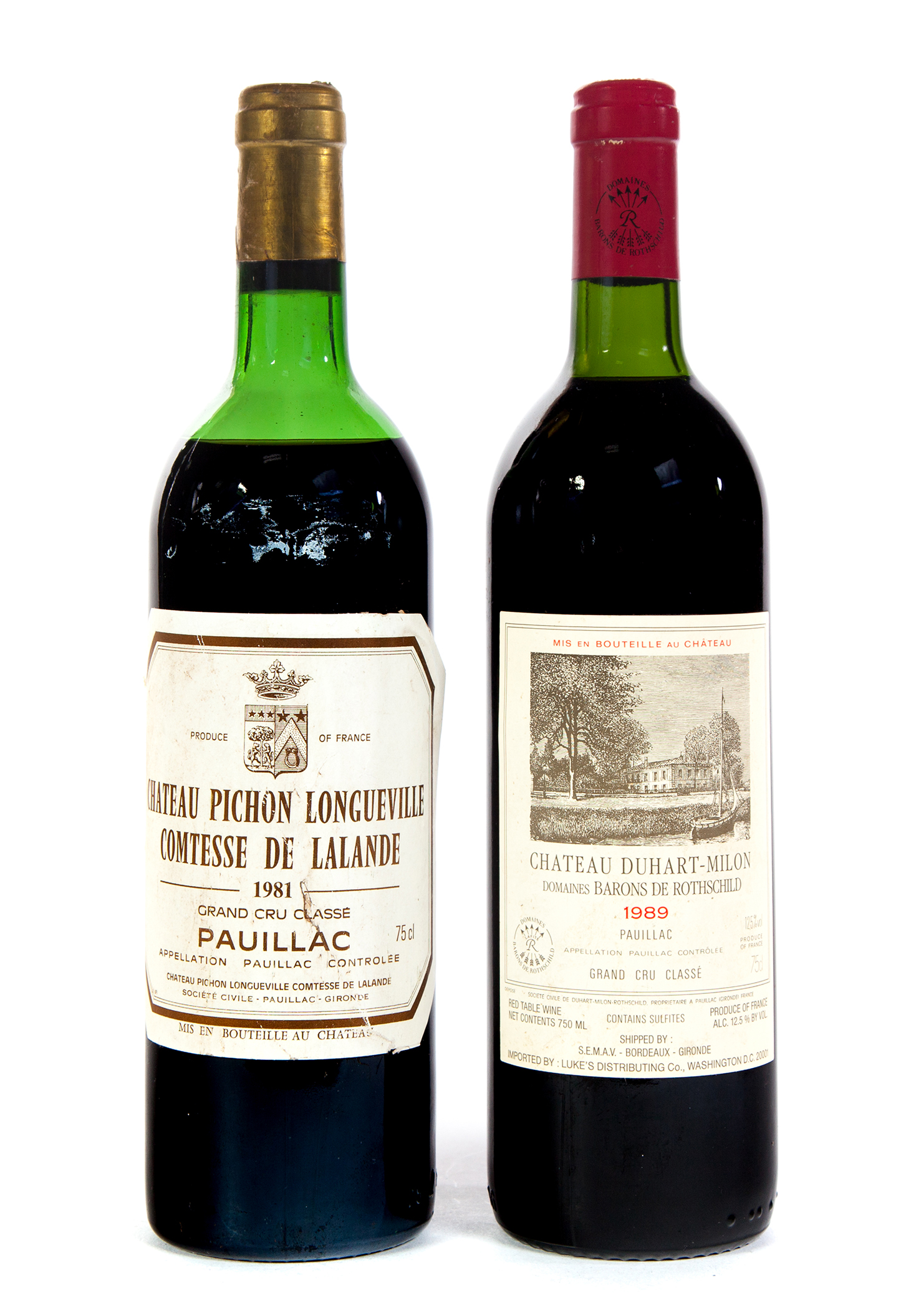 Appraisal: BORDEAUX MIXED Chateau Pichon Longueville Comtesse de Lalande Pauillac Grand