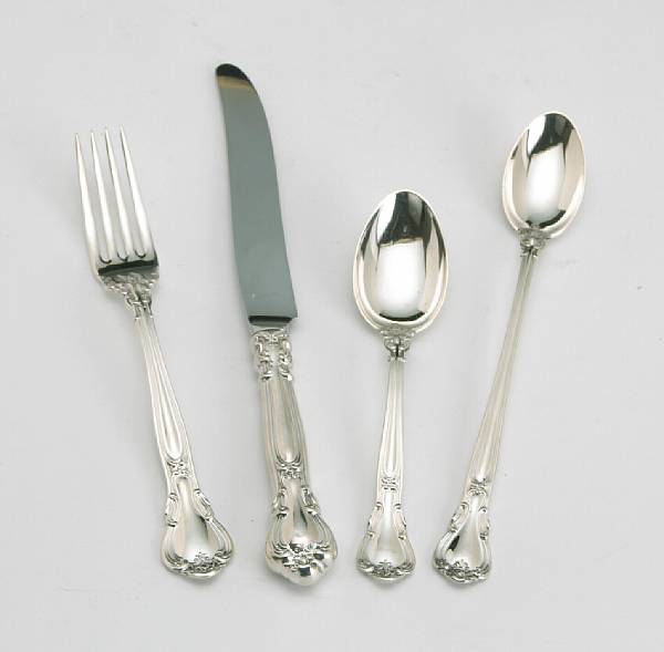 Appraisal: A sterling flatware setGorham Mfg Co Providence RIChantilly Comprising -