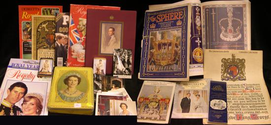 Appraisal: Group of English publications regarding the Royal Family including Christian