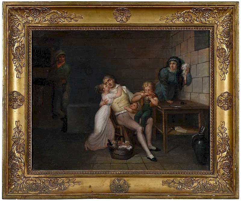 Appraisal: Follower of Louis L opold Boilly French - The Prisoner