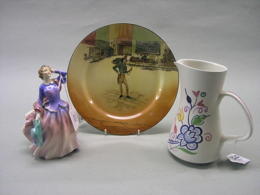 Appraisal: A Royal Doulton figure 'Blithe Morning' HN cracked together with