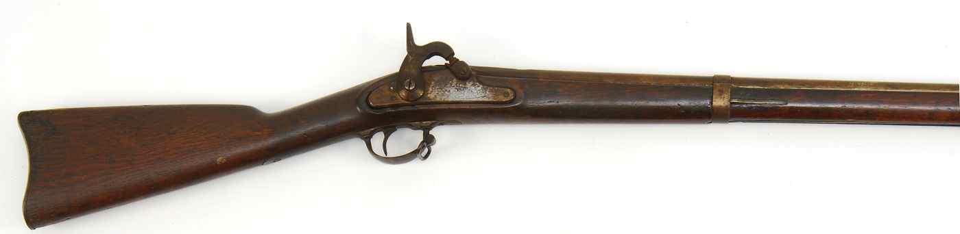 Appraisal: U S MODEL PERCUSSION CONTRACT MUSKET cal Made by Alfred