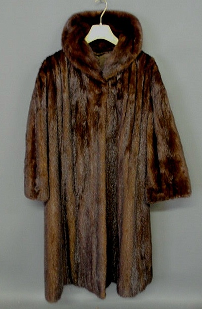 Appraisal: Ladies full length dark mink coat size c s