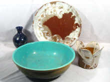 Appraisal: A mixed lot comprising four modern ceramics