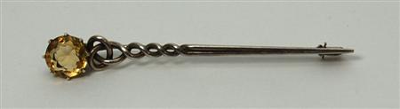 Appraisal: Ballater - a Scottish silver provincial kilt pin brooch William