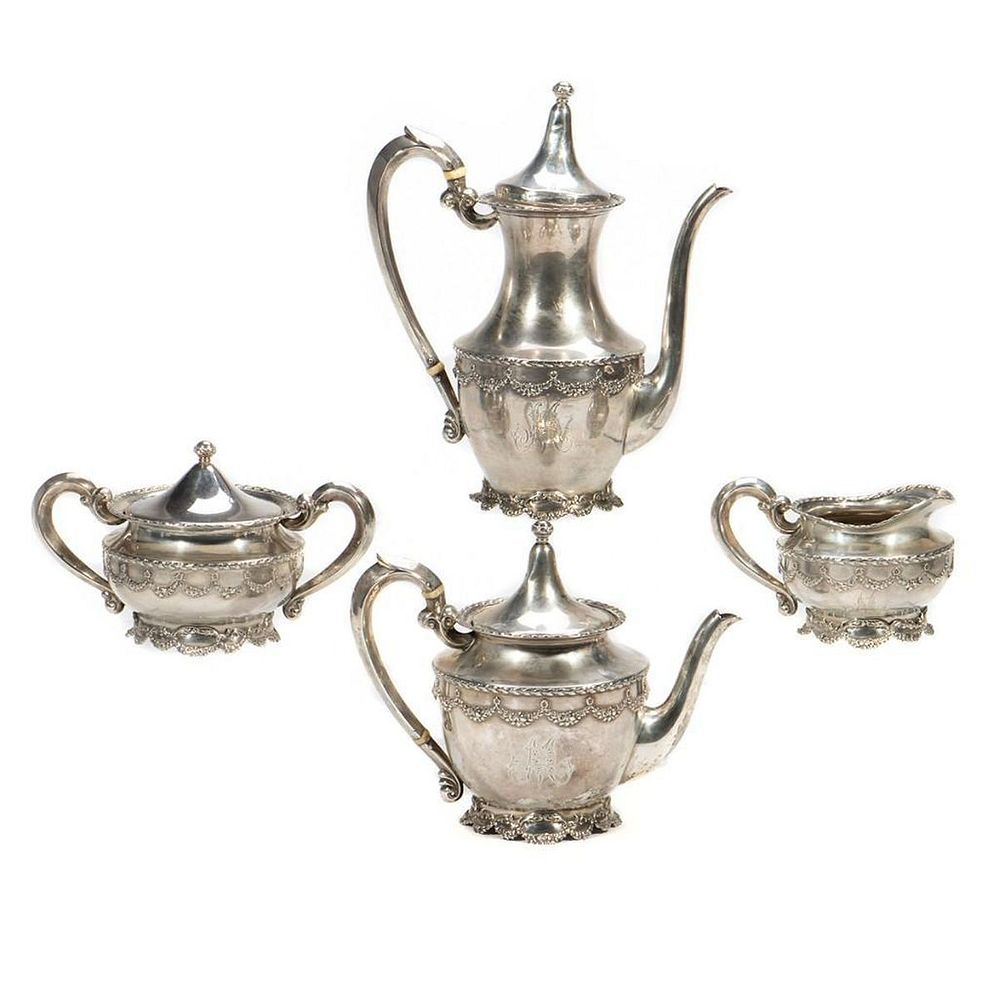 Appraisal: Shreve Co San Francisco Sterling Silver Tea and Coffee Service