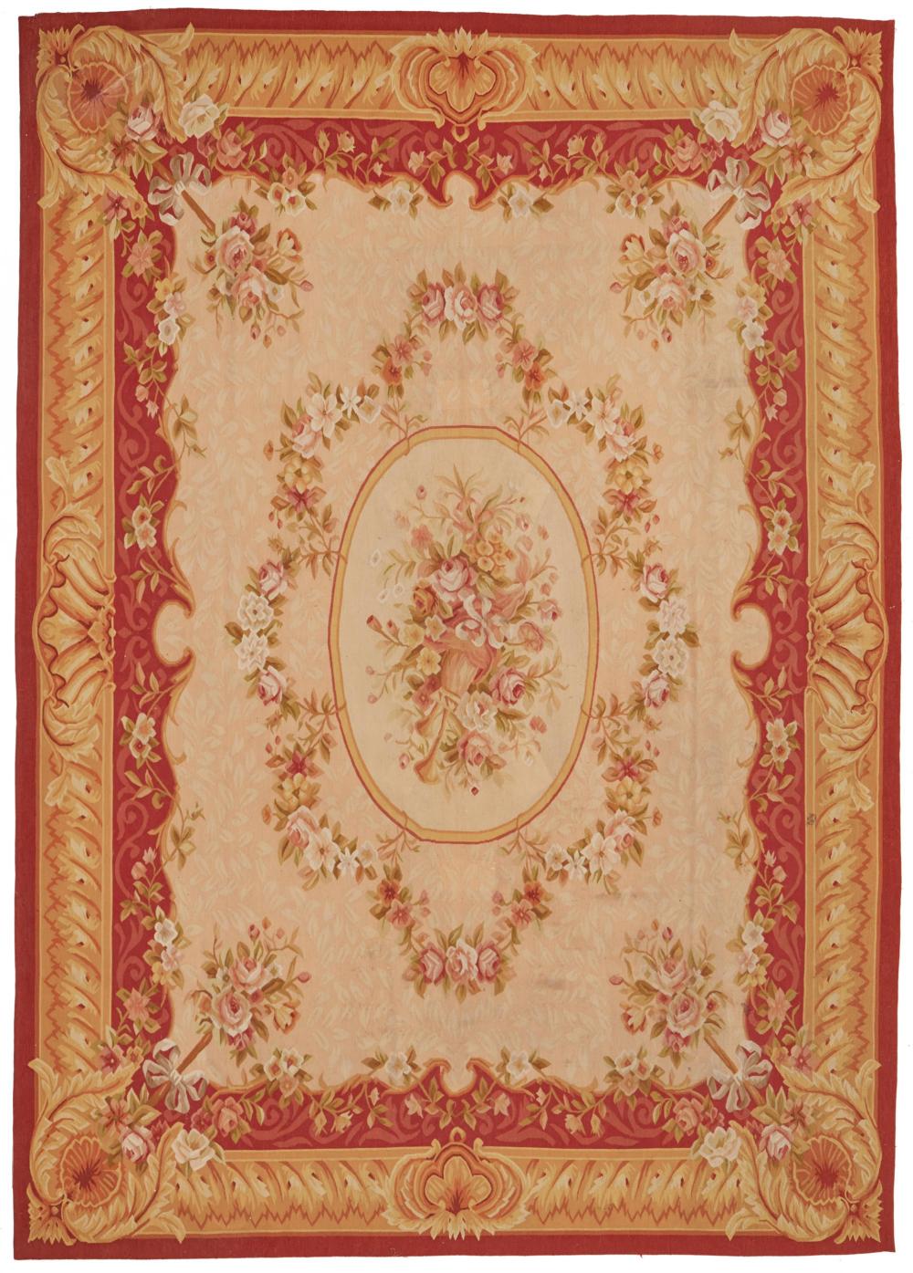 Appraisal: An Aubusson area rug th Century The wool rug with