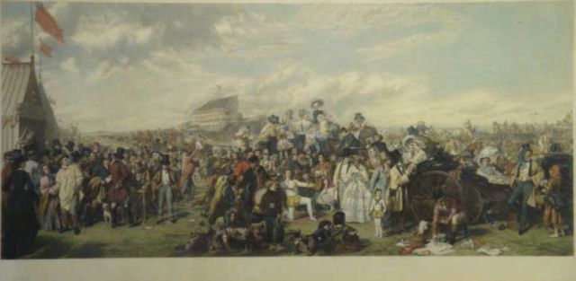 Appraisal: th C Color Print Derby Day Frith Blanchard a c