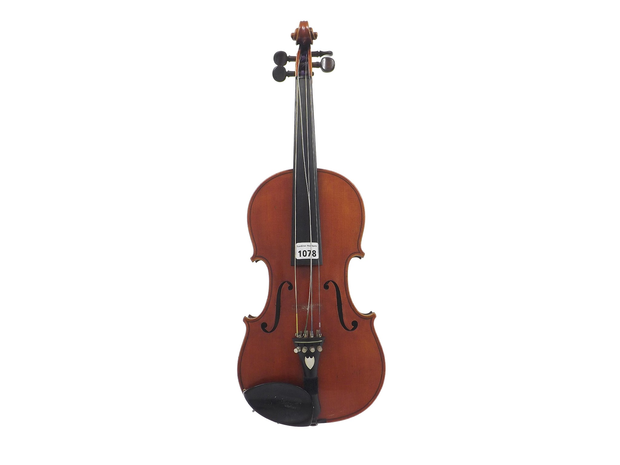 Appraisal: Contemporary violin labelled Manufactured in Saxony by C F Schuster