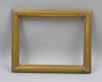 Appraisal: An Arts Crafts Style Hand Carved Frame A wide vintage