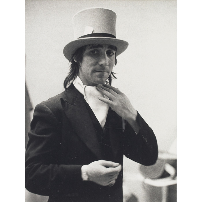 Appraisal: Bob Gruen American b Keith Moon NYC printed gelatin silver