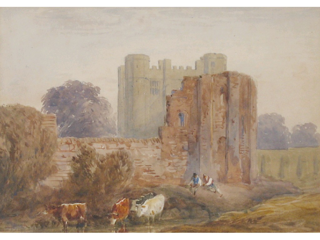 Appraisal: DAVID COX Kenilworth Castle watercolour x See illustration