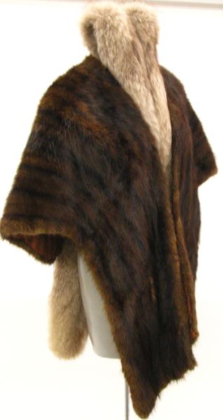 Appraisal: Mink Stole and Rabbit Wrap