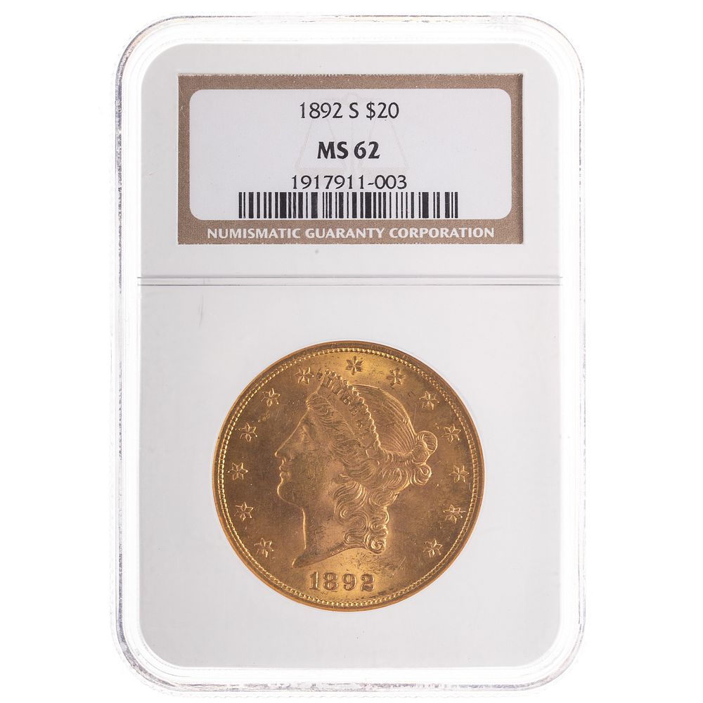 Appraisal: -S Liberty Double Eagle NGC MS Nice luster and surfaces