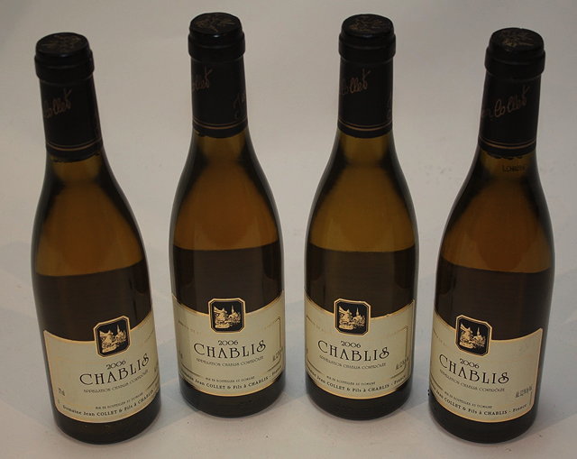 Appraisal: HALF BOTTLES ML CHABLIS DOMAINE JEAN COLLET FILS