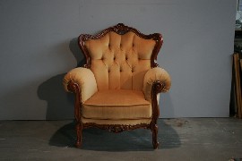 Appraisal: Three Louis XV style salon chairs