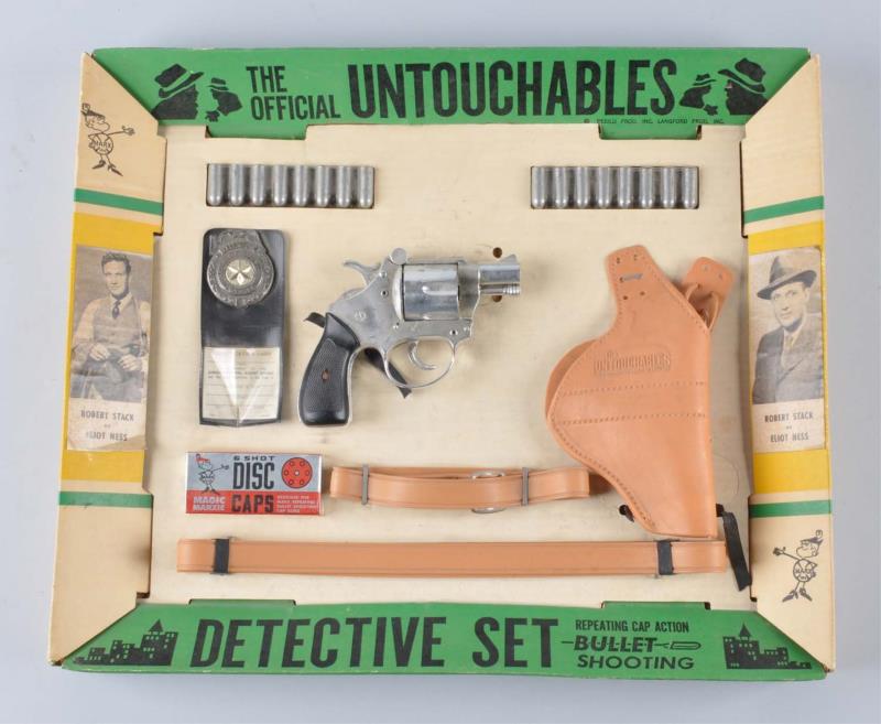 Appraisal: Official Untouchables Detective Set Includes original box Items are still