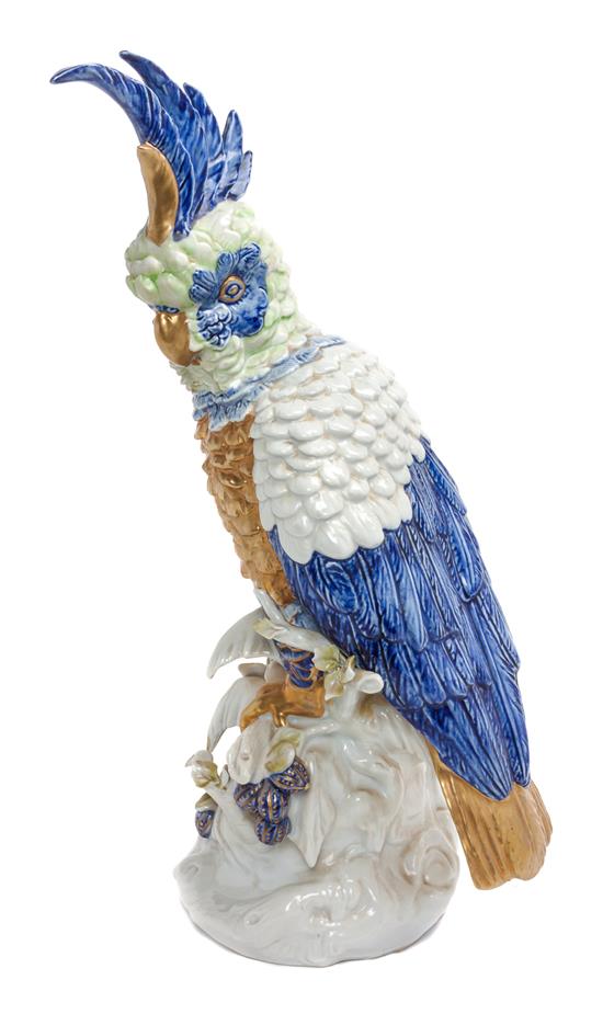 Appraisal: Sale Lot An Italian Porcelain Bird in the form of