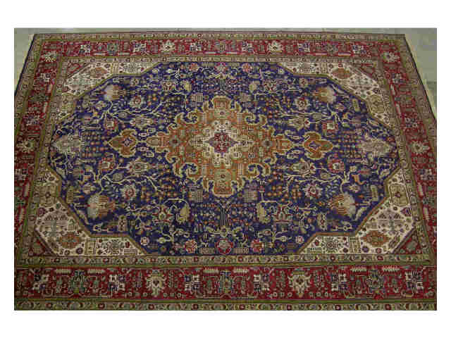 Appraisal: Oriental rug Persian Tabriz design ' x ' ca