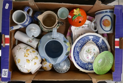 Appraisal: A mixed collection of items to include Spode summer meadow