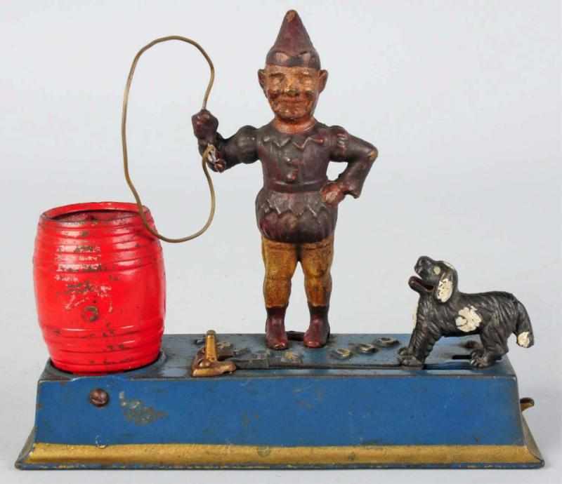 Appraisal: Cast Iron Trick Dog Mechanical Bank Manufactured by Hubley Mfg