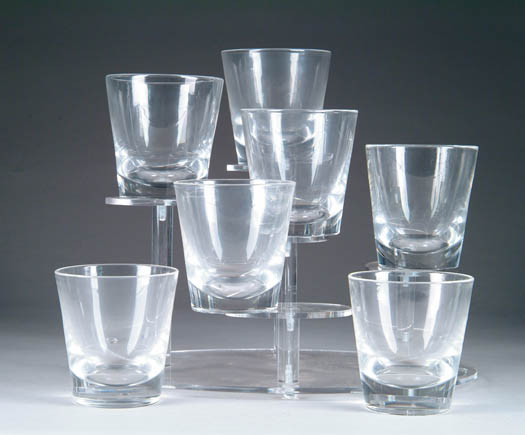 Appraisal: SET OF TWELVE STEUBEN HI-BALL GLASSES Each heavy clear glass