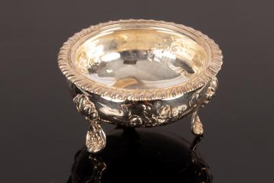 Appraisal: A William IV circular silver salt Richard Pearce George Burrows