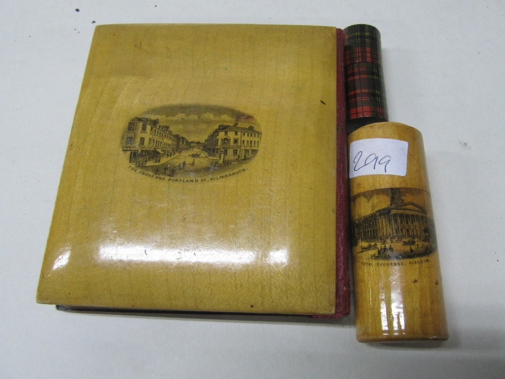 Appraisal: Lot comprising Mauchline works of Burns and two pieces of