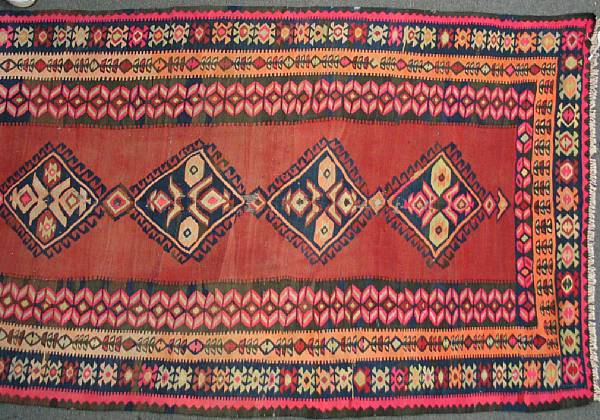 Appraisal: A kilim size approximately ft in x ft in