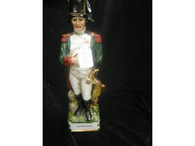 Appraisal: Napoleon Figural Porcelain Decanter