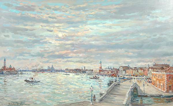 Appraisal: Jean Rigaud French - Venise contre-jour signed 'JEAN RIGAUD' lower