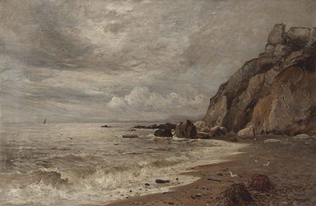 Appraisal: GUSTAVE DE BREANSKI c - - Storm clearing off Branscombe