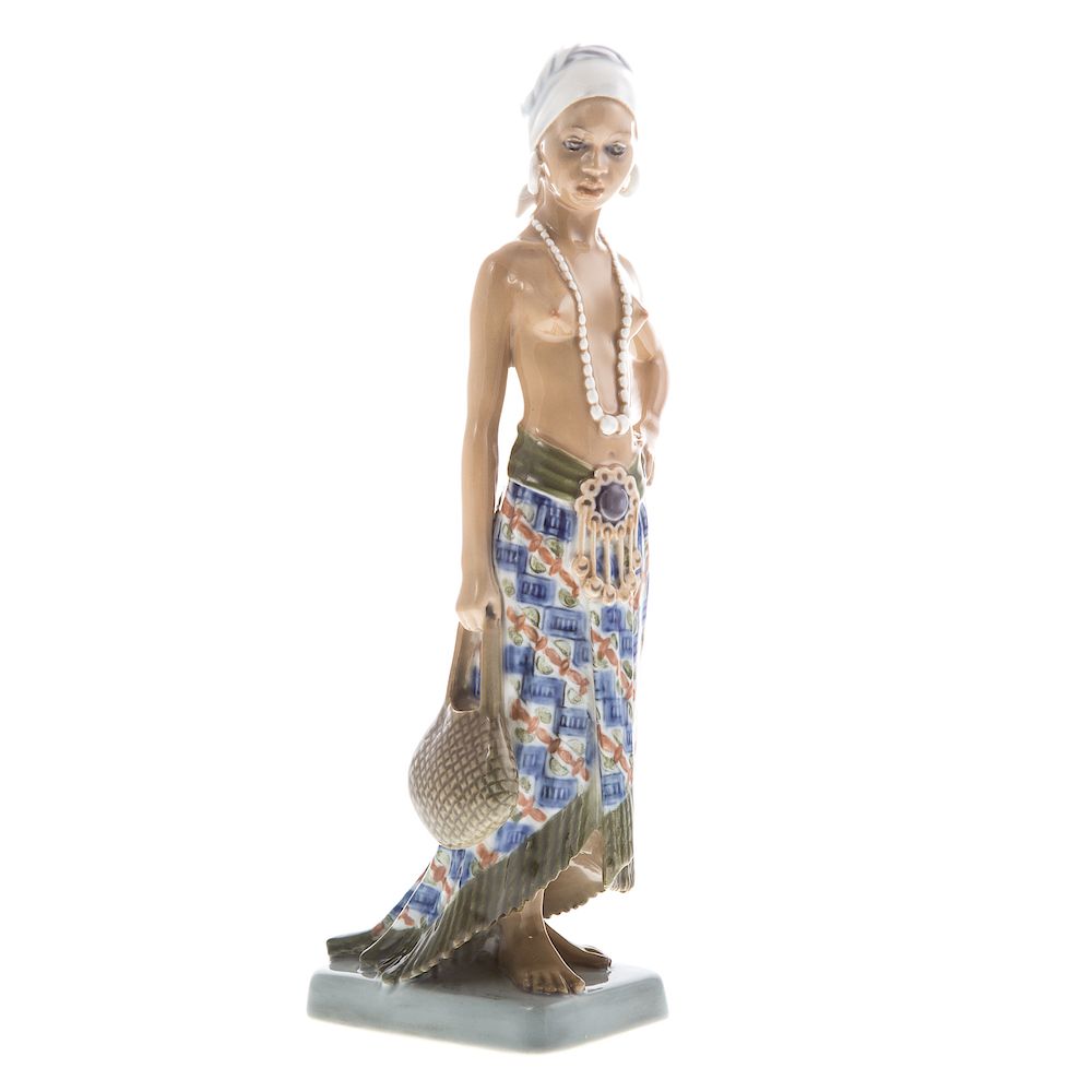 Appraisal: Dahl-Jensen porcelain figure Sierra Leone circa s sculpted by Jens