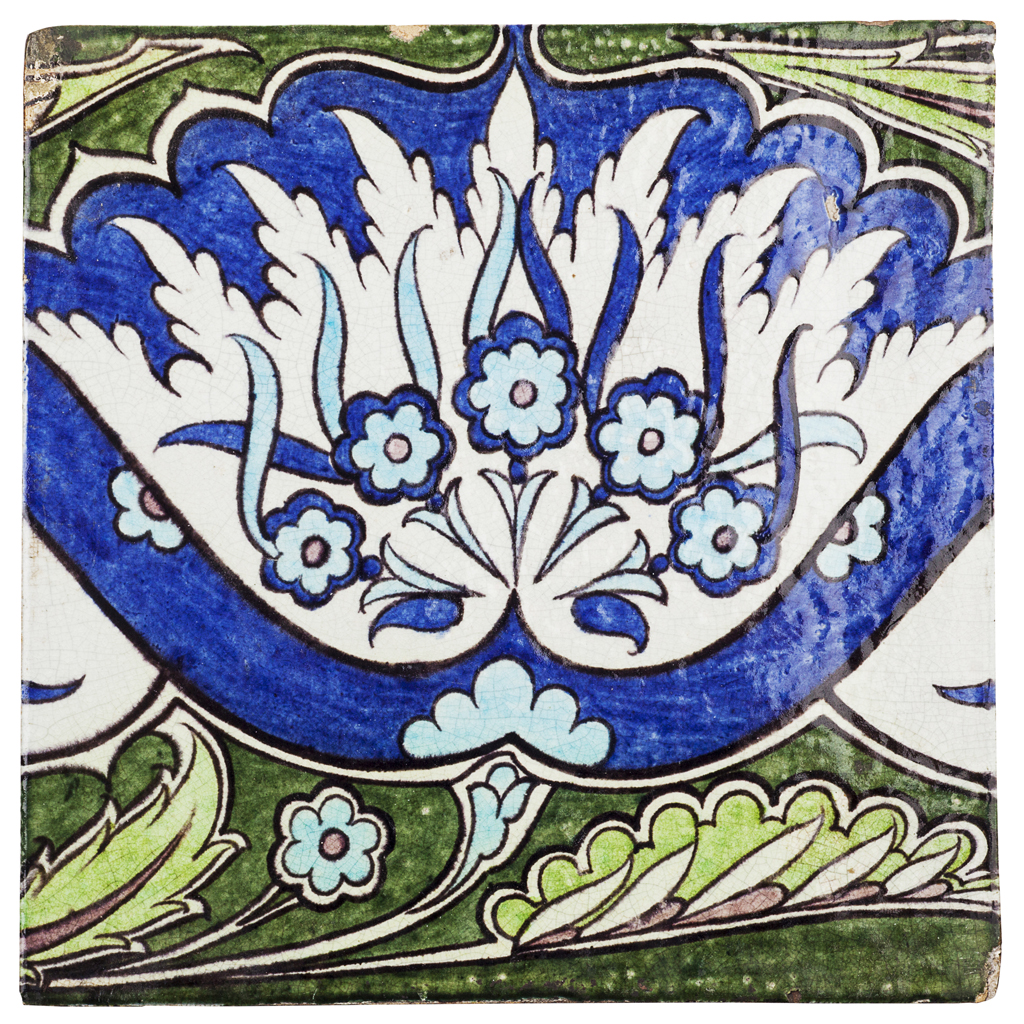 Appraisal: WILLIAM DE MORGAN - 'ARGYLL' CERAMIC TILE CIRCA impressed Sands