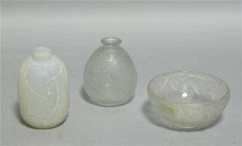 Appraisal: EGLANTINES' VASE Of ovoid shape narrowing to a small neck