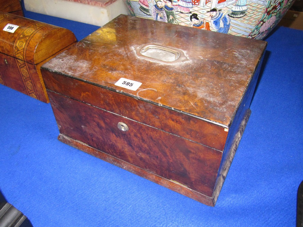 Appraisal: Rosewood travelling box