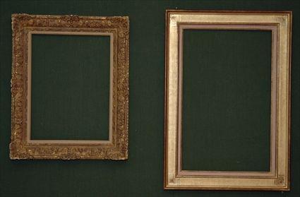 Appraisal: Two Giltwood Picture Frames x in and x in