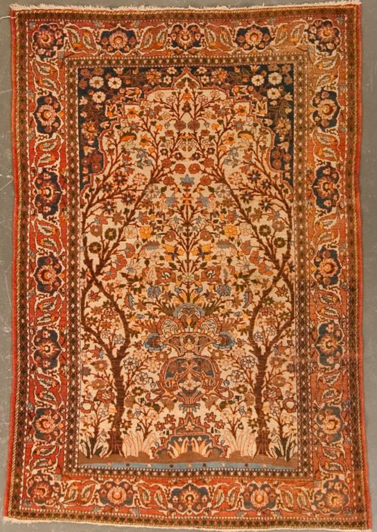 Appraisal: Antique Bahktiari rug Persia circa x