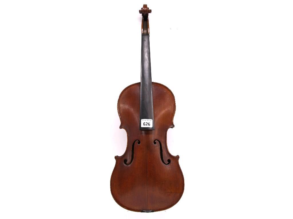 Appraisal: th century English violin cm