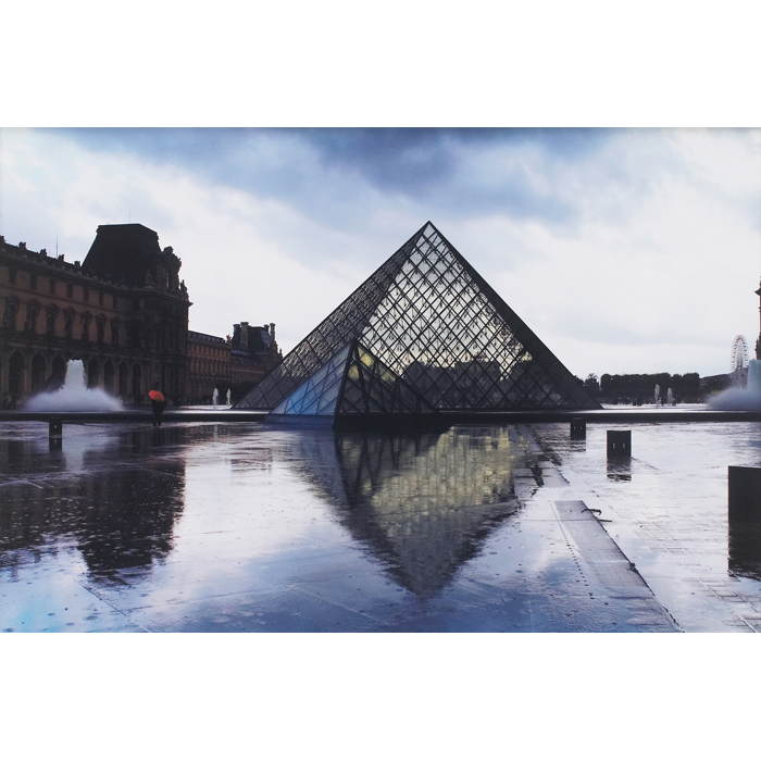 Appraisal: Jordan Ancel Louvre digital photograph signed on matt x unframed