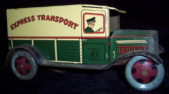 Appraisal: A Wells of London clockwork tinplate van Express Transport cm