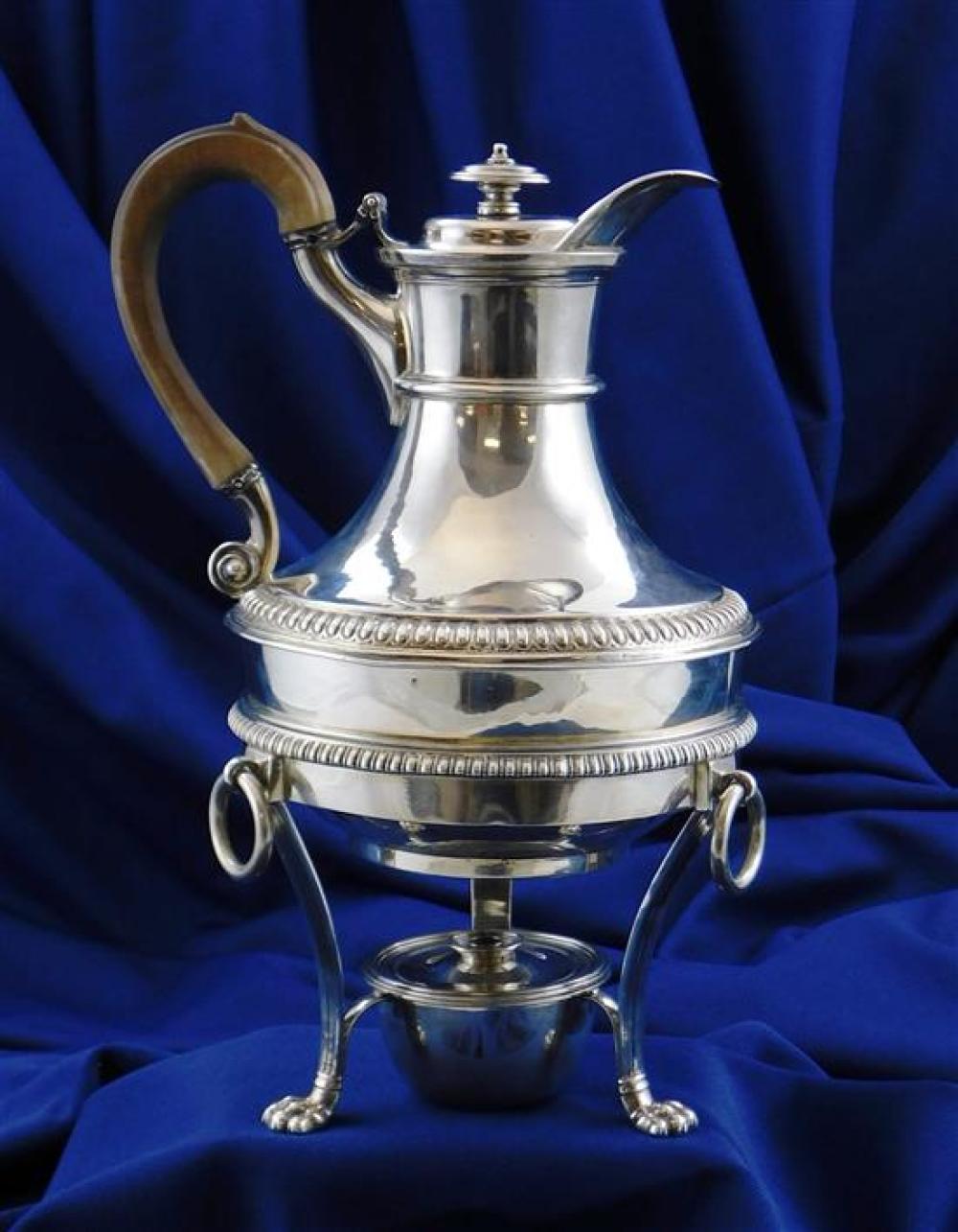 Appraisal: SILVER Matthew Boulton English - George III sterling hot water