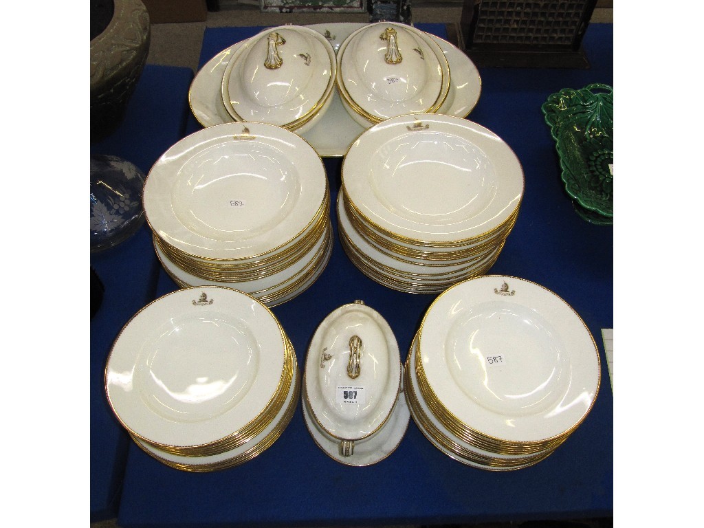 Appraisal: Minton dinner service retailed by Rigg and Son Glasgow the