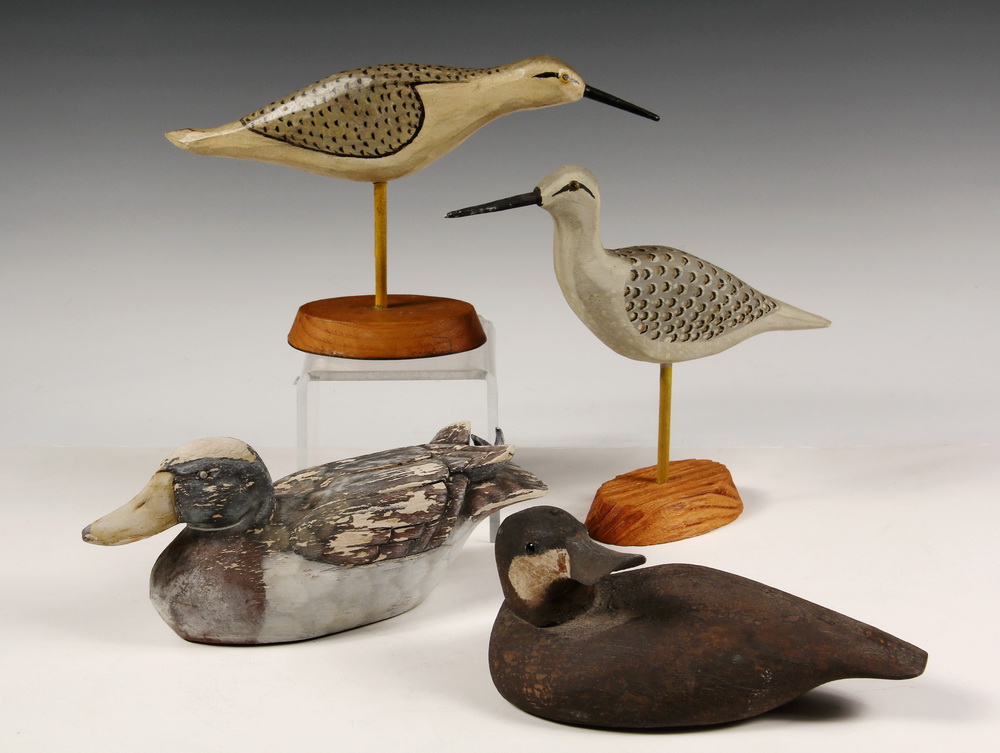 Appraisal: LONG ISLAND DECOYS - Including Sandpipers signed Ernest Stack East