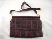 Appraisal: A crocodile leather handbag by Zenith Italy x cm