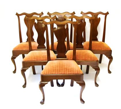 Appraisal: set of Chippendale-style chairs Comprising two armchairs and six side