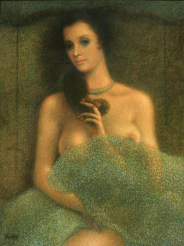 Appraisal: NATCHUK John American th Century ''Nude Young Beauty'' Oil Canvas