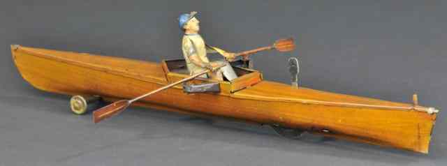 Appraisal: GUNTHERMAN SINGLE OARSMAN Germany smallest in series and scarce depicts